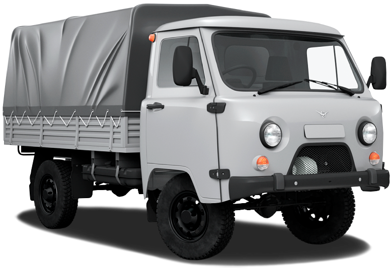 UAZ СГР Однорядная кабина Серый