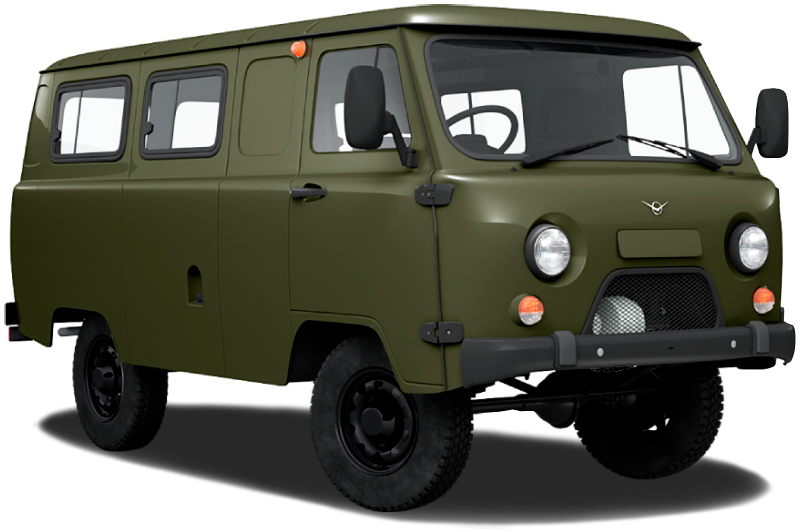 UAZ СГР Фургон Зеленый