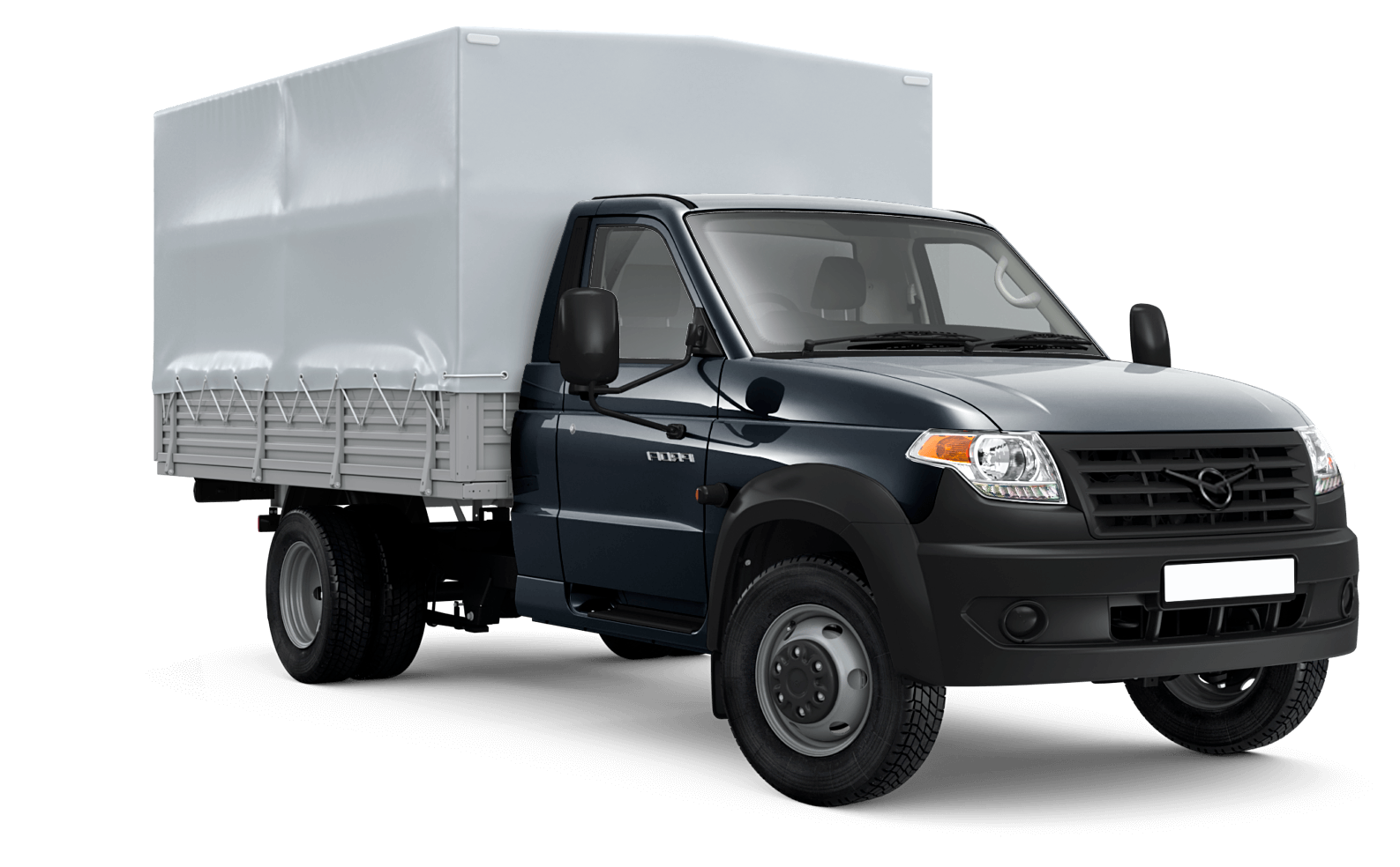 UAZ Профи Однорядная кабина Темно-серый